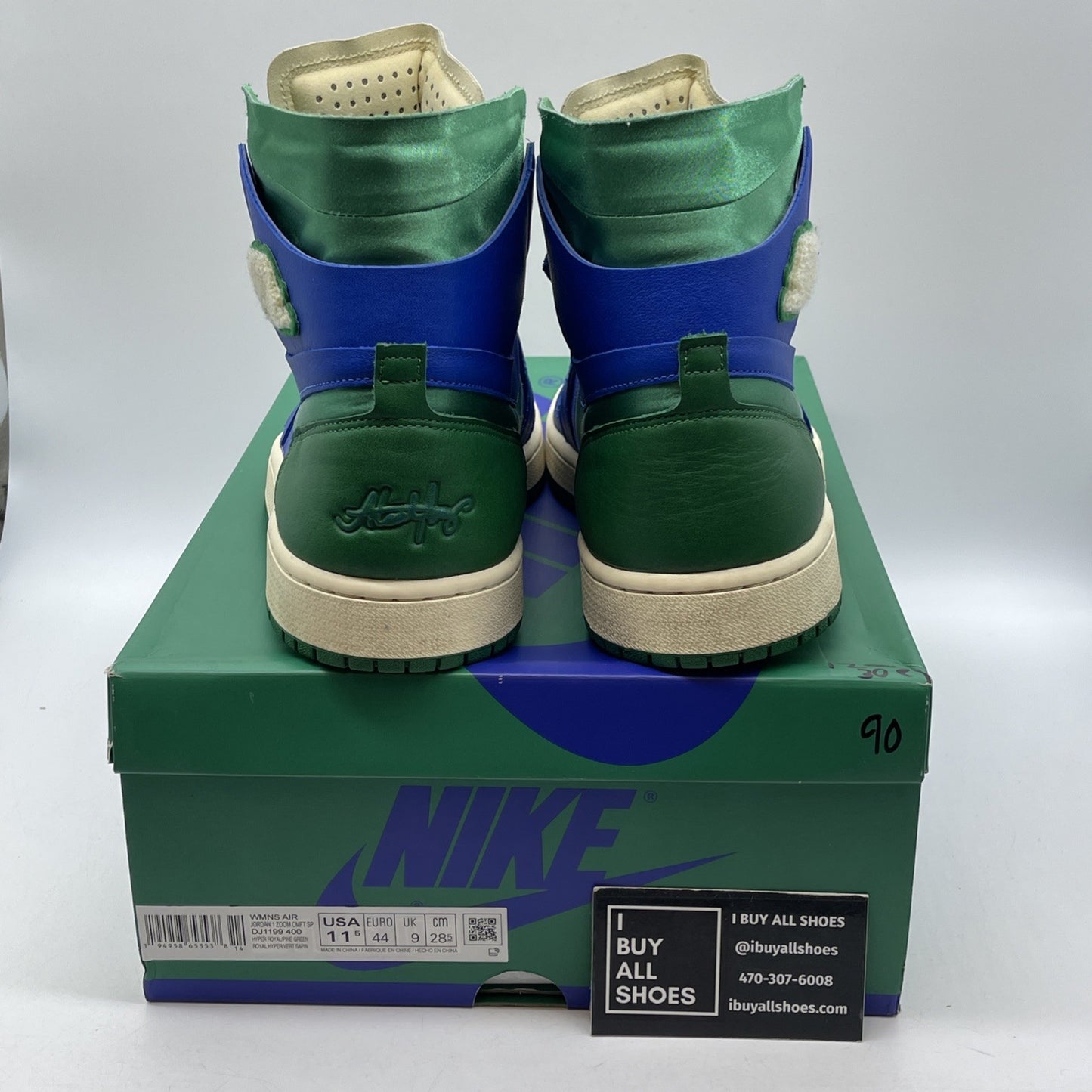 Size 11.5W - Aleali May x Air Jordan 1 Zoom Comfort High Califia (DJ1199-400)