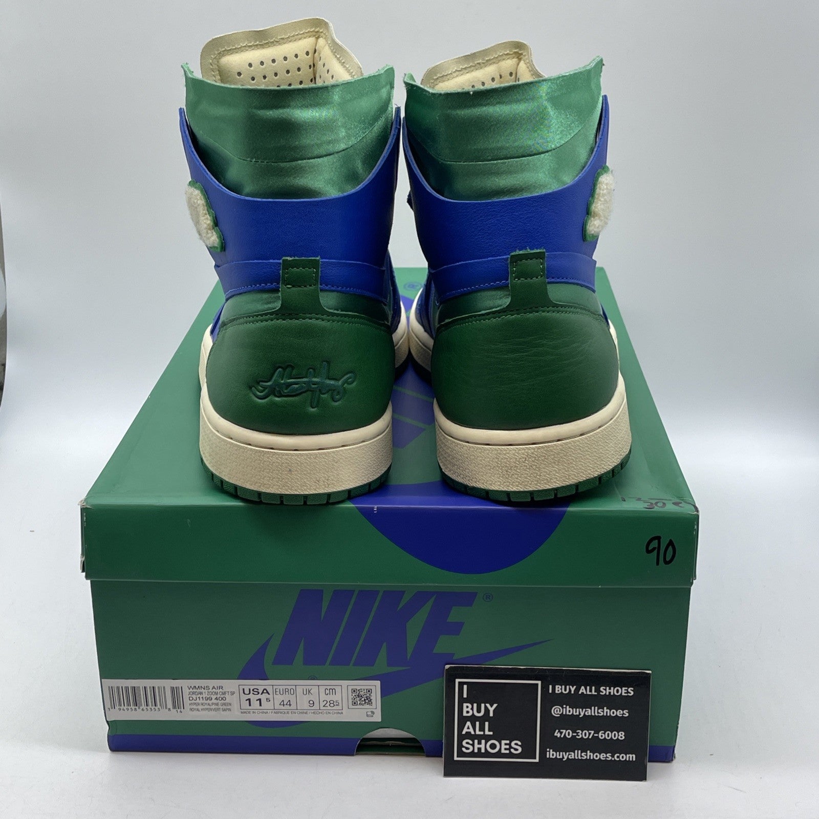 Size 11.5W - Aleali May x Air Jordan 1 Zoom Comfort High Califia (DJ1199-400)