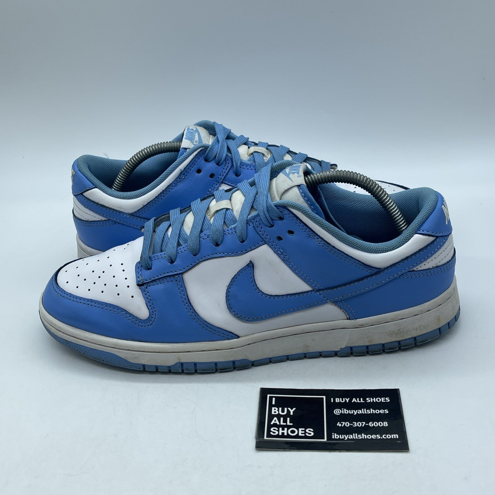 Size 10.5 - Nike Dunk Low University Blue White Leather (DO1391-102)