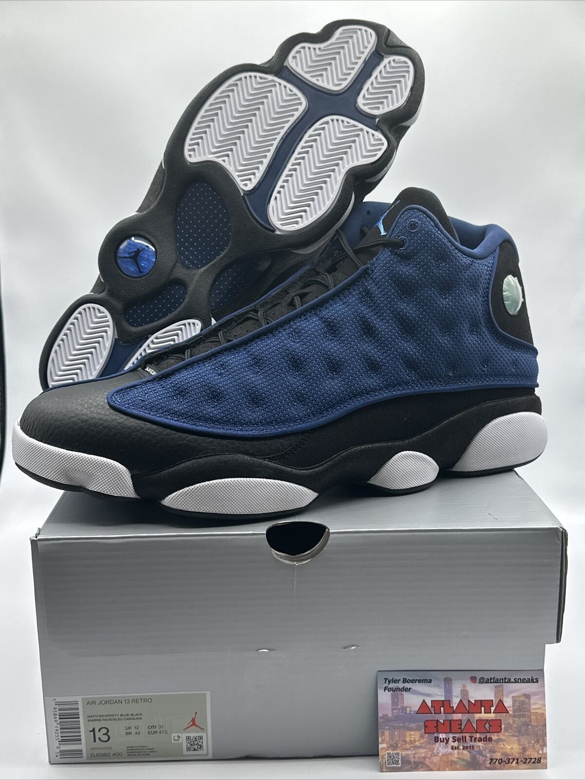 Size 13 - Jordan 13 Navy 2022