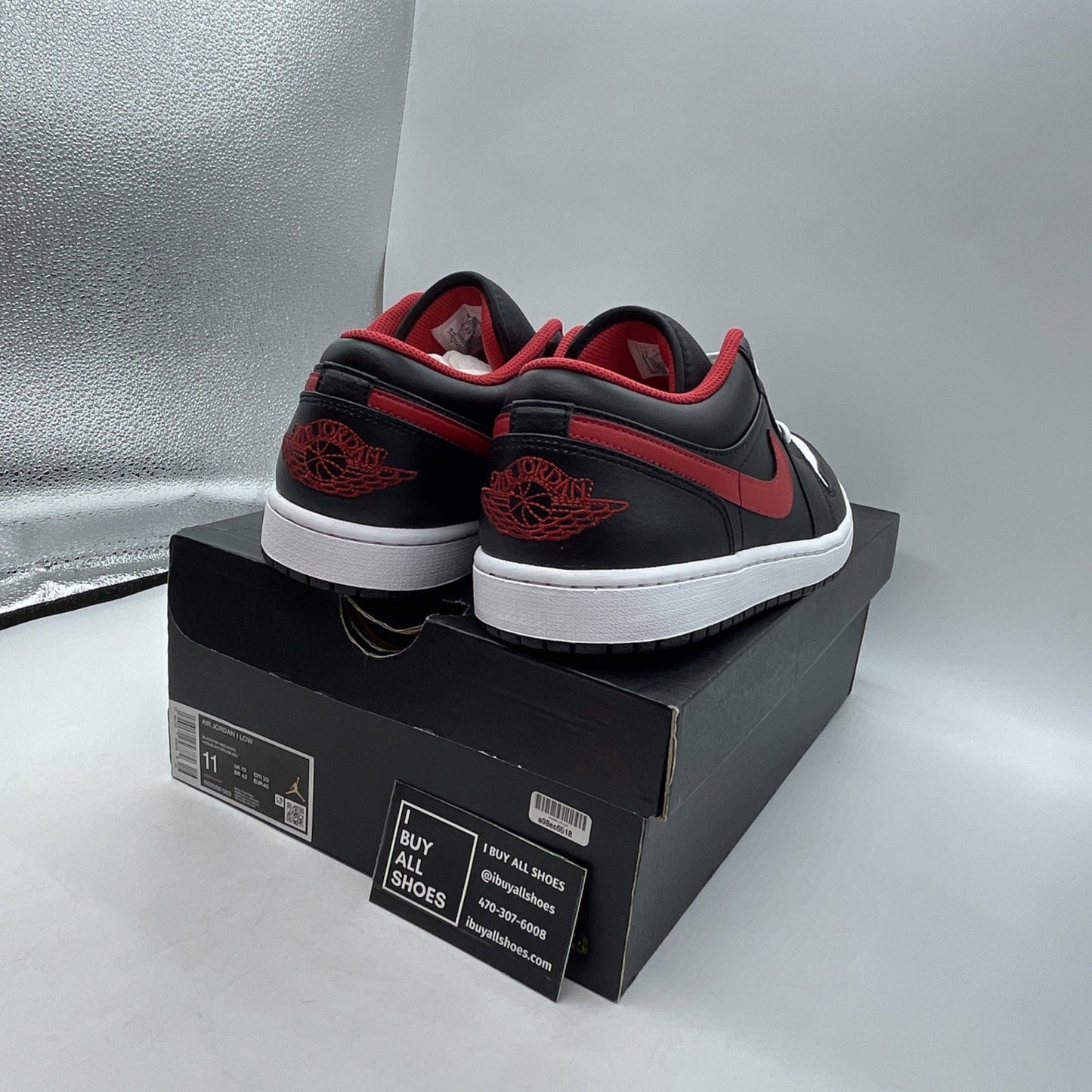 Size 11 - Air Jordan 1 Low White Toe 2022 (553558-063)