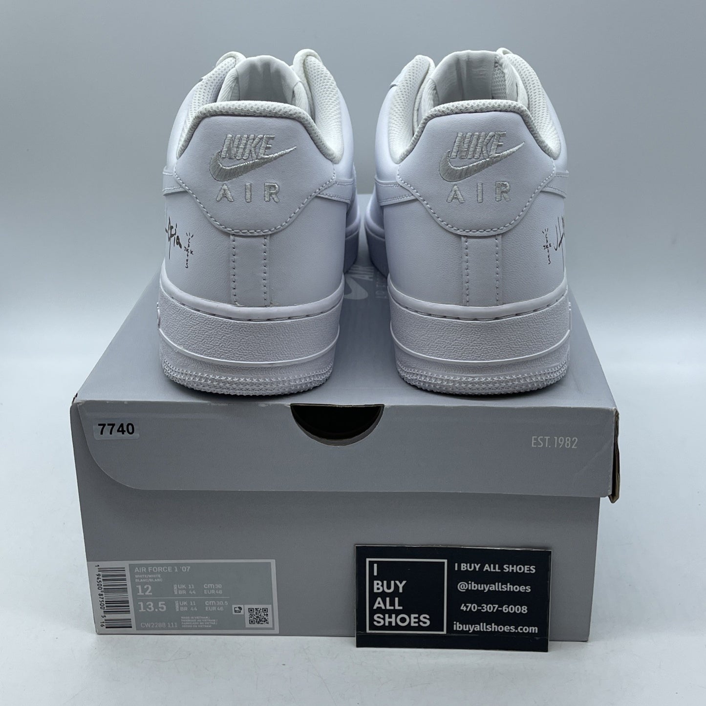 Size 12 - Nike Air Force 1 '07 Low Triple White (CW2288-111)