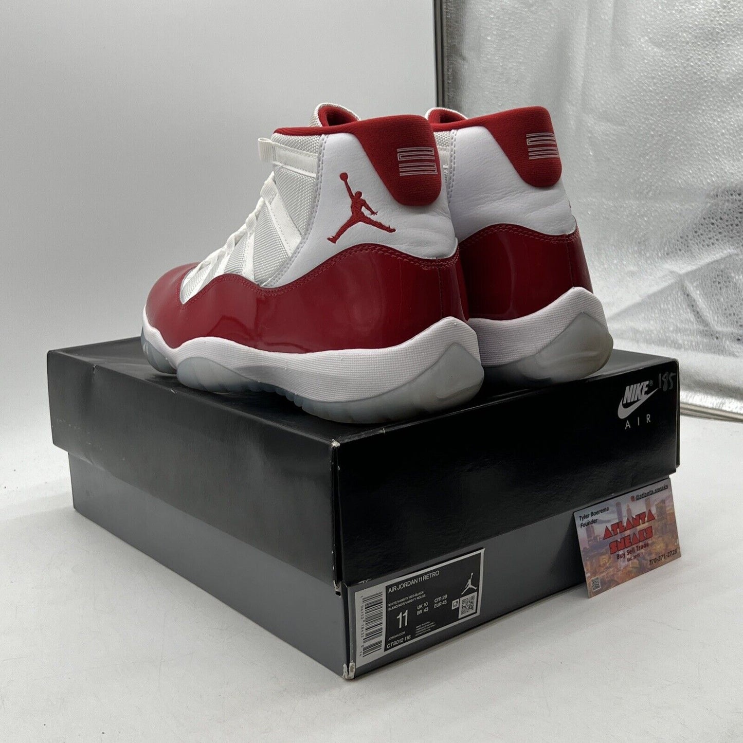 Size 11 - Jordan 11 Retro High Cherry White Red Leather (CT8012-116)