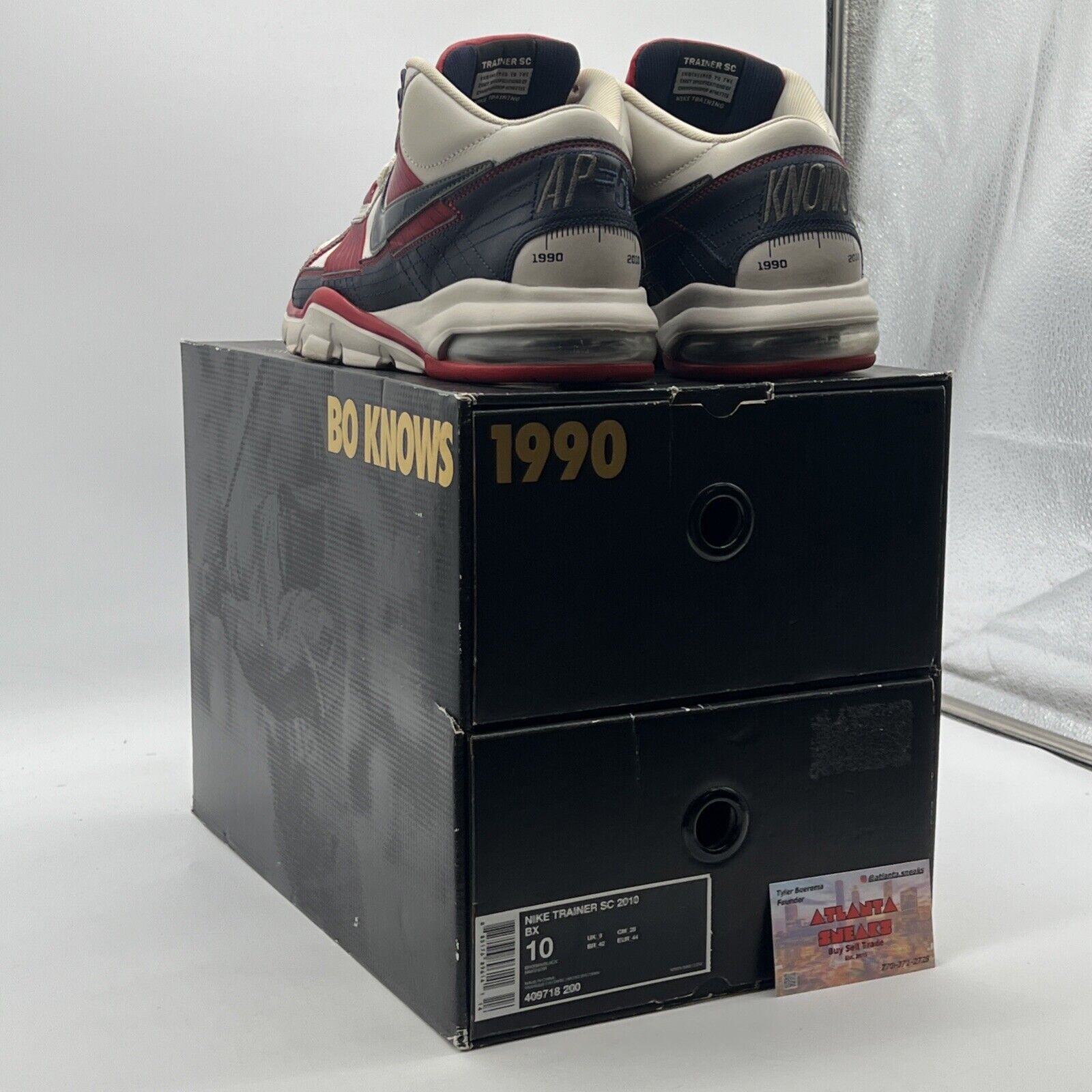 Size 10 - Nike Air Trainer SC 2010 BX 20th Anniversary Pack (409718-200)