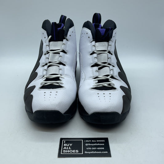 Size 13 - Nike Air Penny 3 White Black Suede Leather (304845-101)