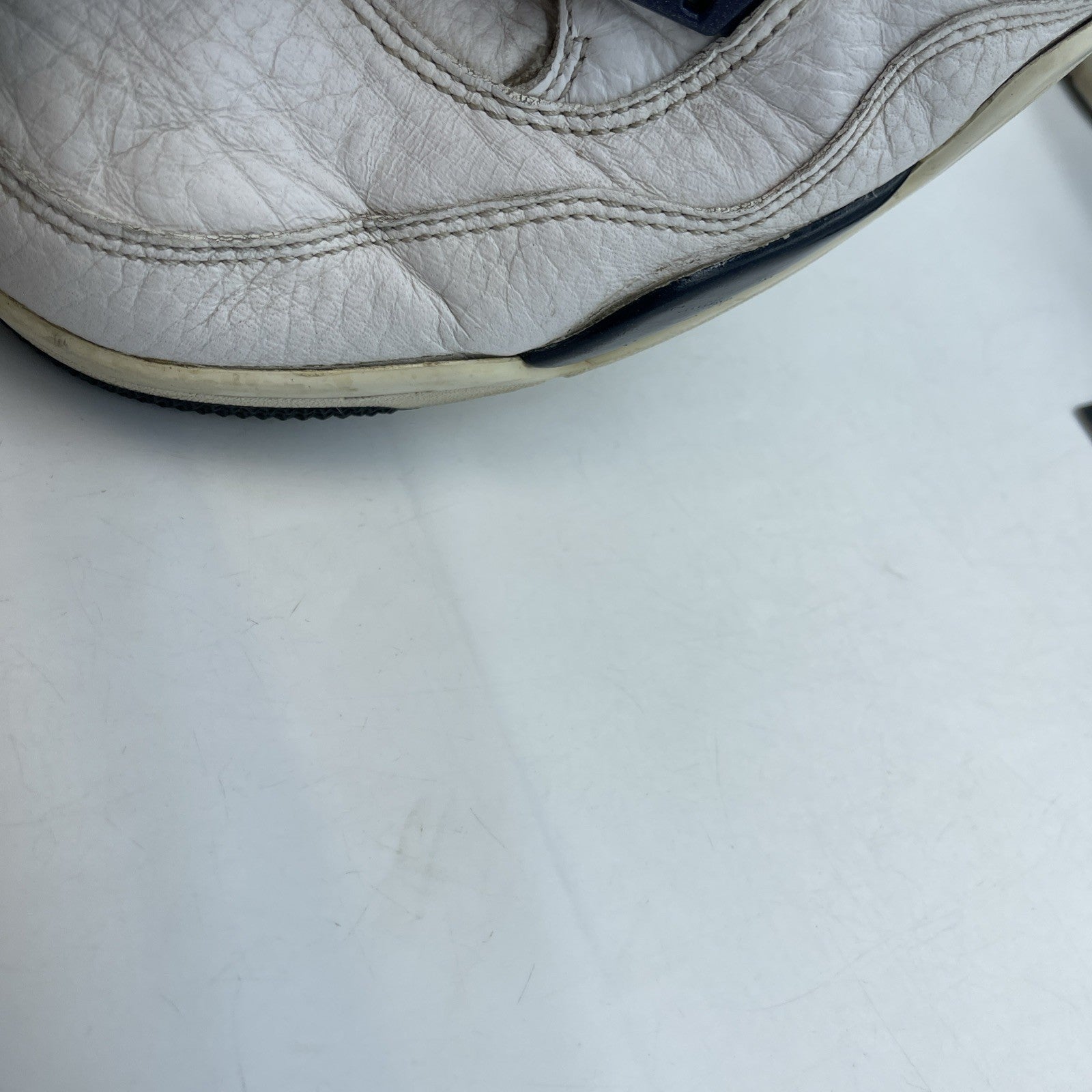 Size 8.5 - Air Jordan 4 Retro LS Columbia White Blue Leather (314254-107)
