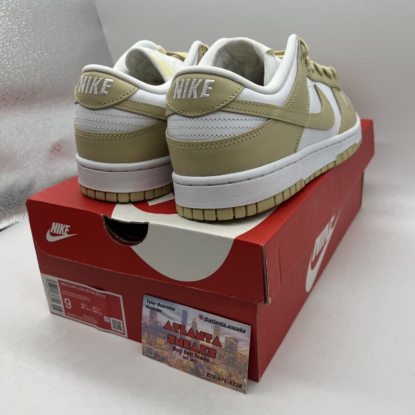 Size 9 - Nike Dunk Low Team Gold Brand New Og All