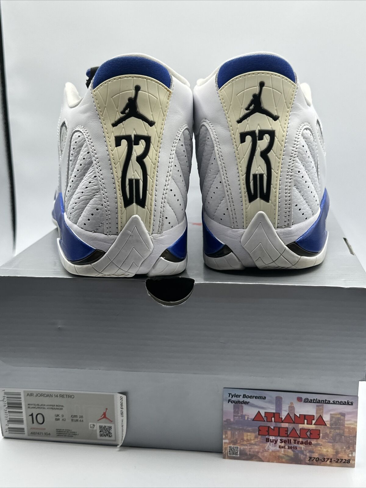 Size 10 - Jordan 14 Retro Hyper Royal 2020