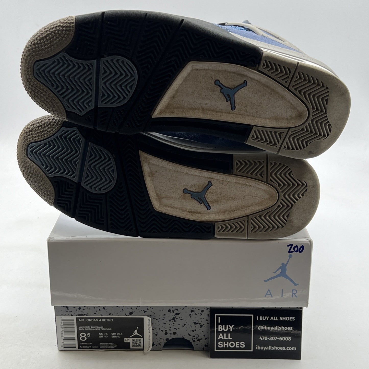 Size 8.5 - Air Jordan 4 Retro Mid University Blue (CT8527-400)