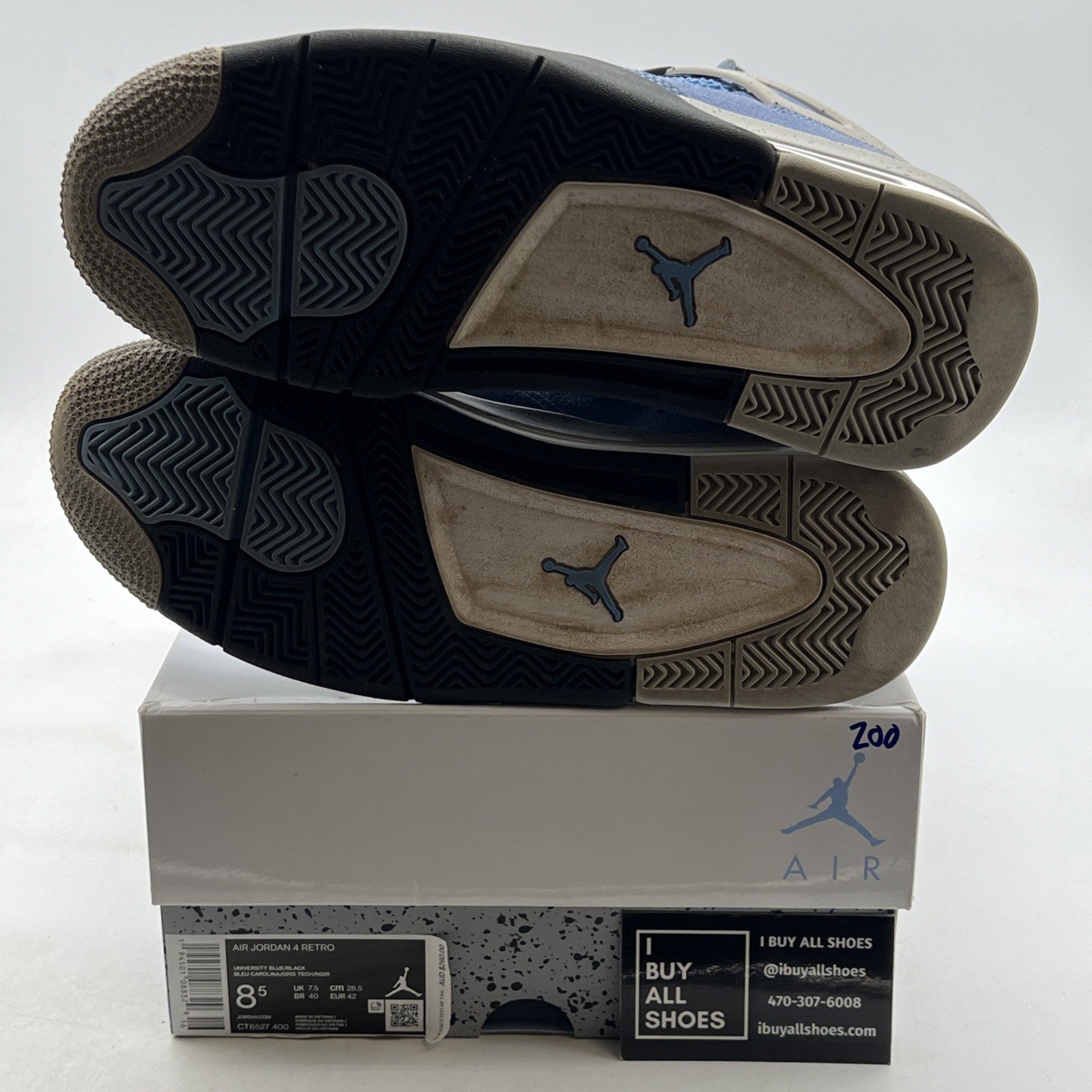 Size 8.5 - Air Jordan 4 Retro Mid University Blue (CT8527-400)