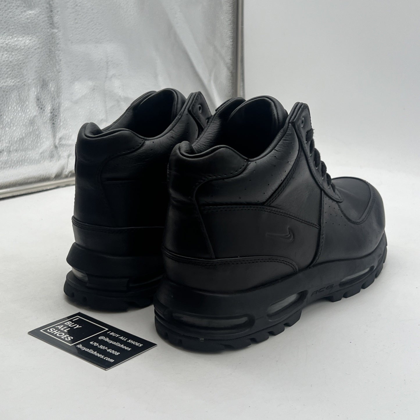 Size 10.5 - Nike Air Max Goadome ACG Triple Black 2016 (865031-009)