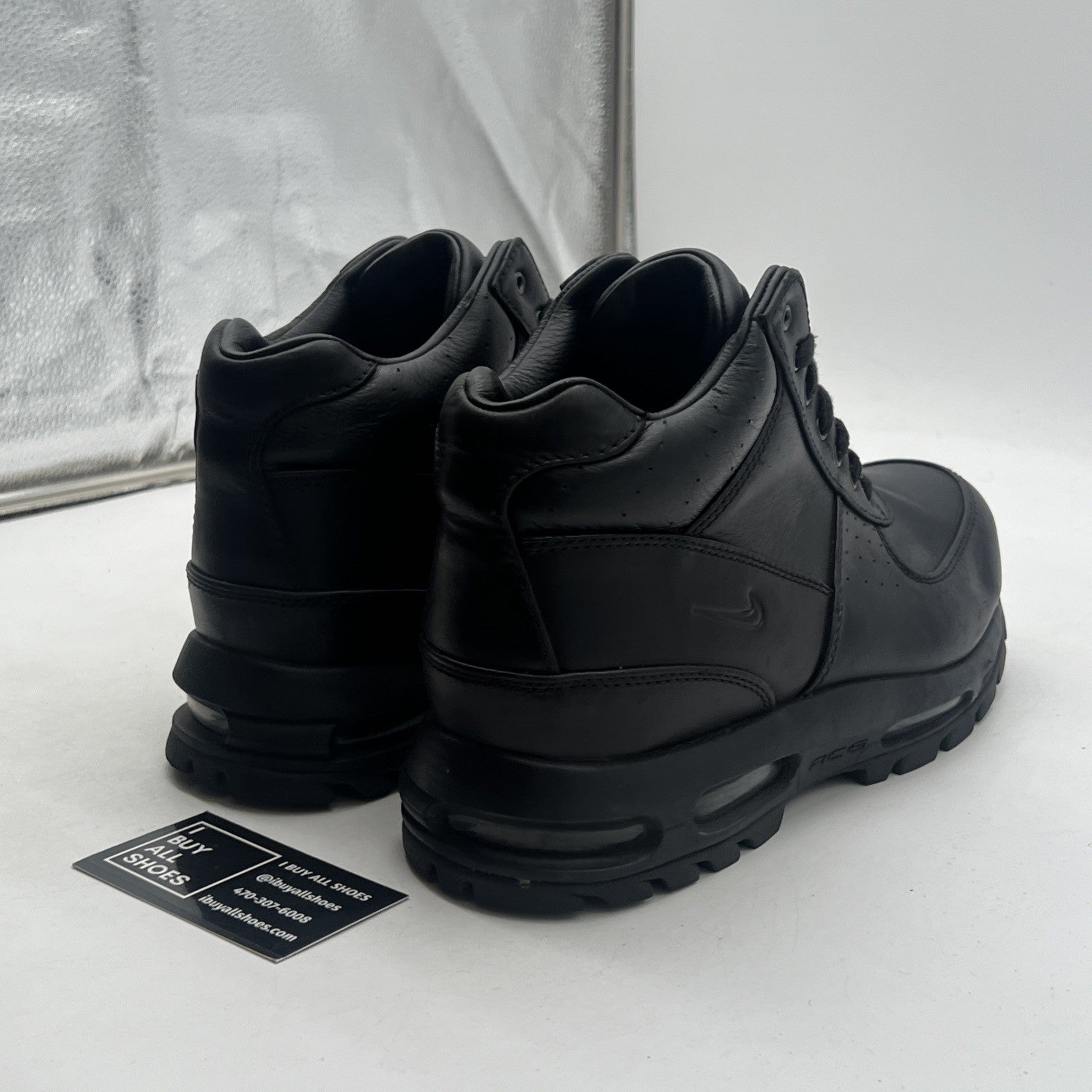 Size 10.5 - Nike Air Max Goadome ACG Triple Black 2016 (865031-009)