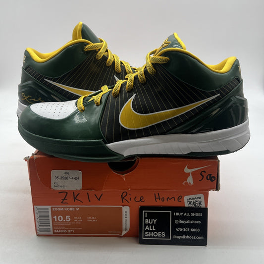 Size 10.5 - Nike Zoom Kobe 4 Rice Home (344335-371)