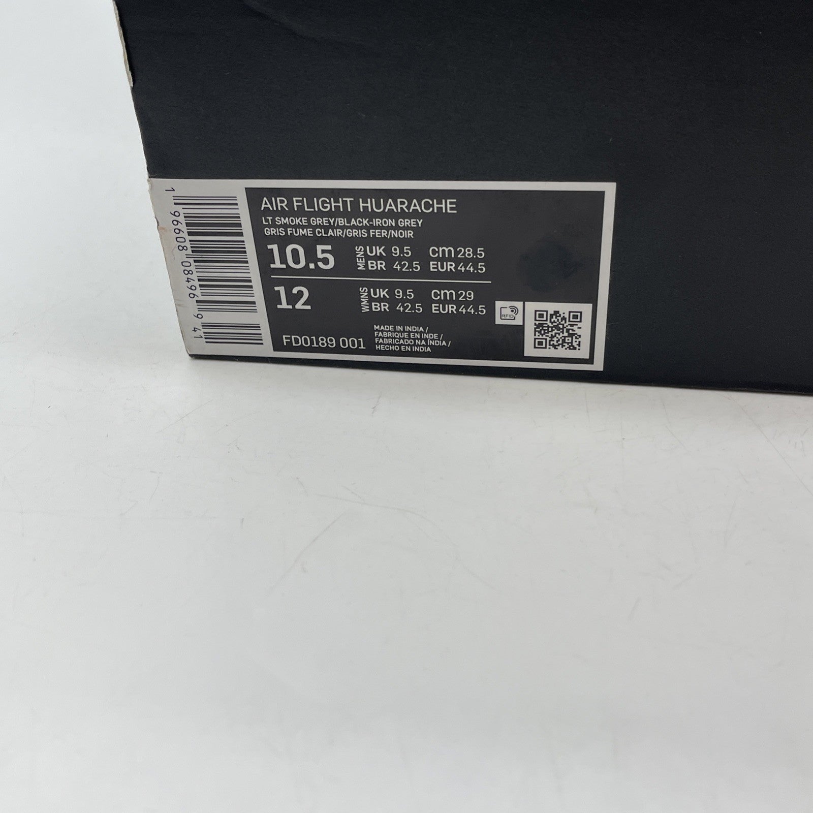 Size 10.5- Nike Air Flight Huarache Airbrush Bordeaux Suede Leather (FD0189-001)