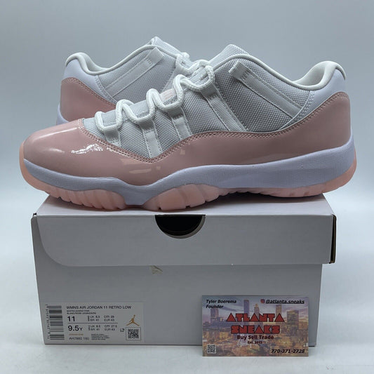 Size 11W - Air Jordan 11 Retro Low Legend Pink White Leather (AH7860-160)