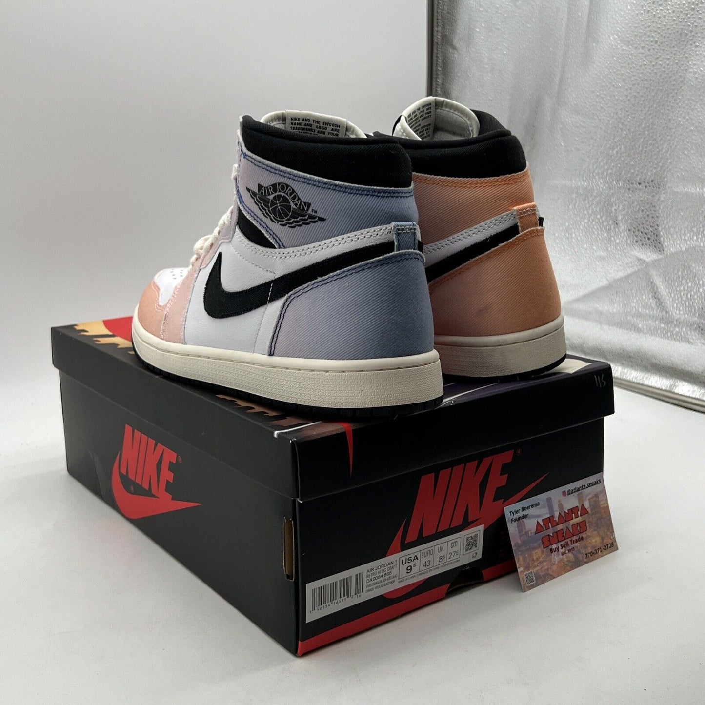 Size 9.5 - Air Jordan 1 Retro OG High Skyline (DX0055-805)