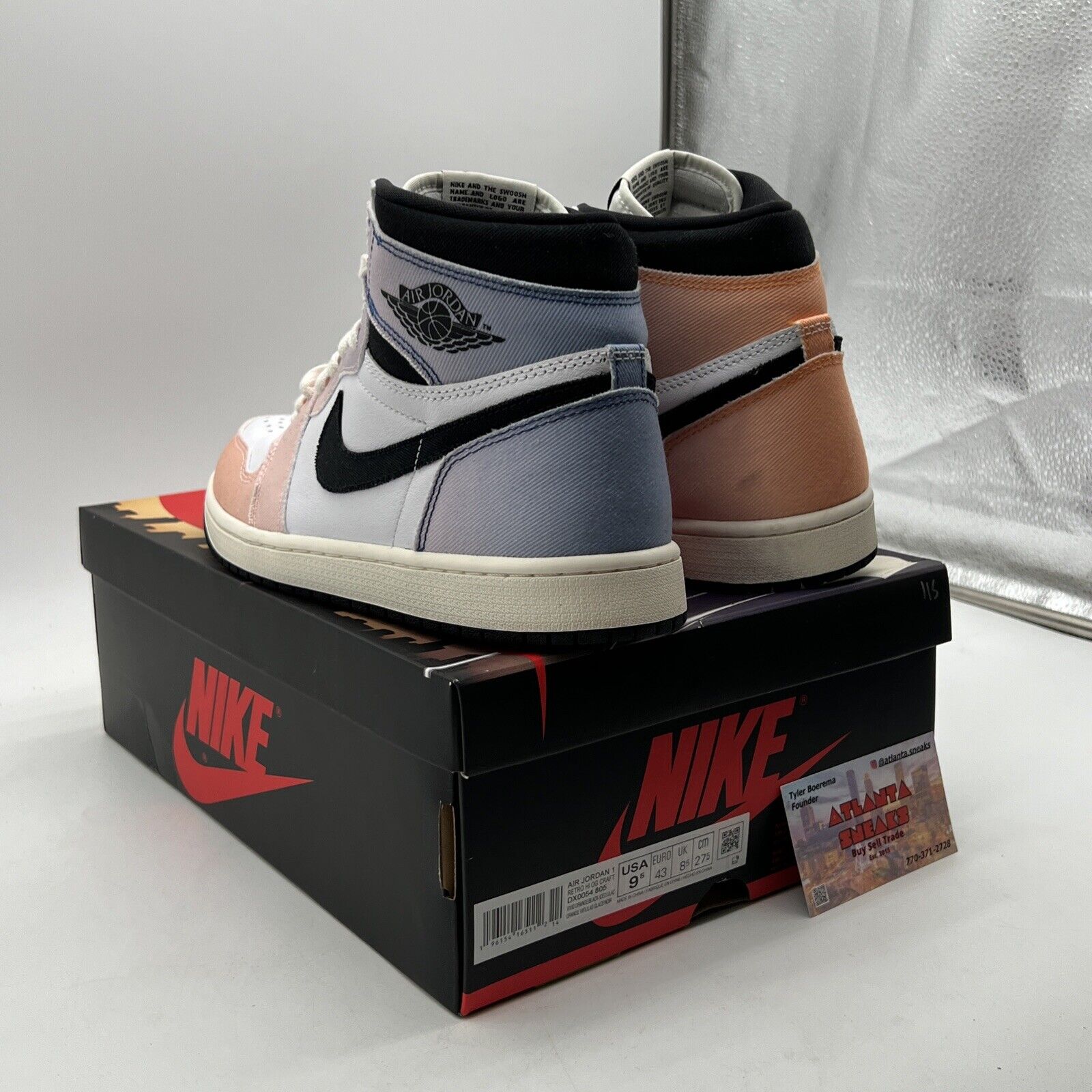 Size 9.5 - Air Jordan 1 Retro OG High Skyline (DX0055-805)