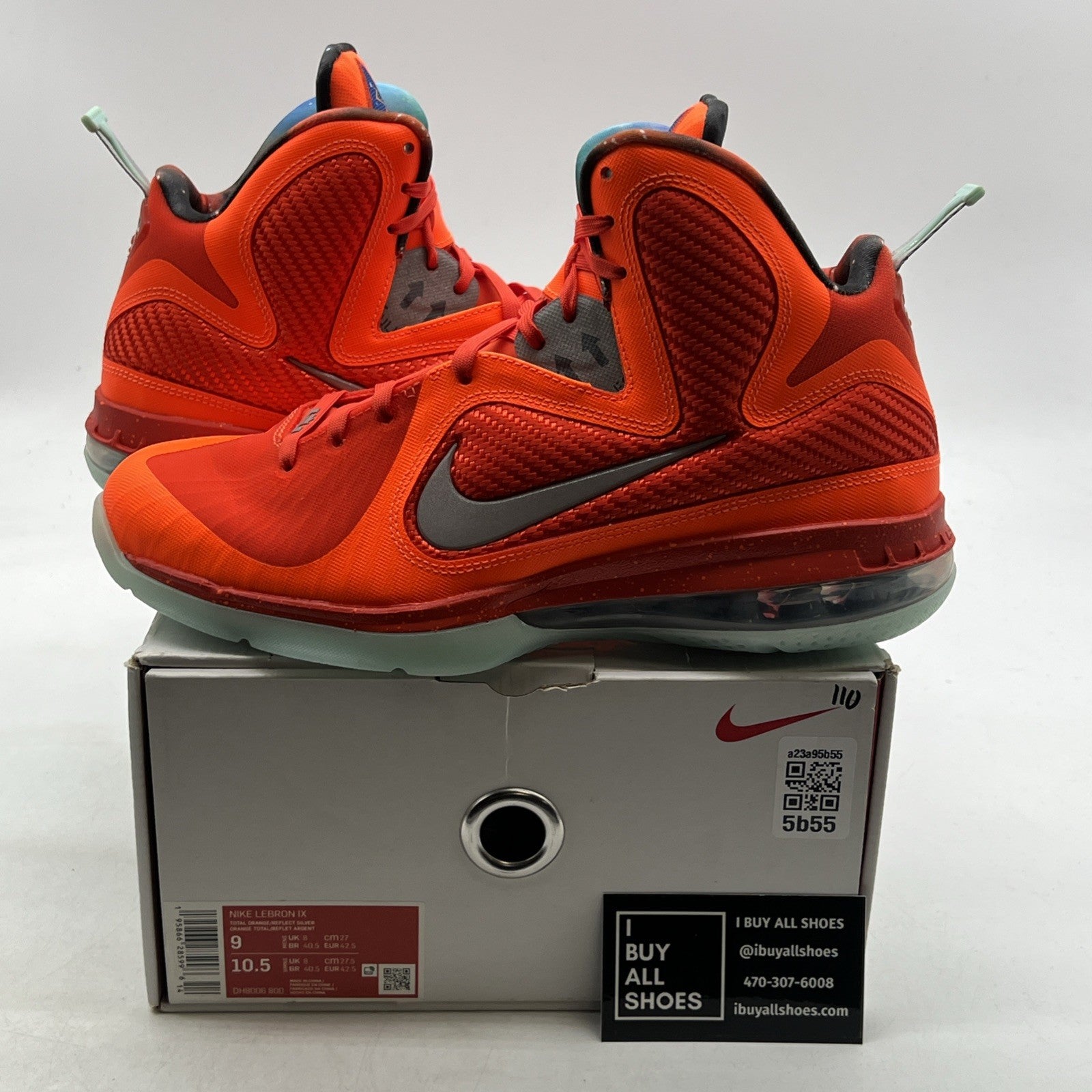 Size 9 - Nike LeBron 9 2022 Big Bang (DH8006-800)