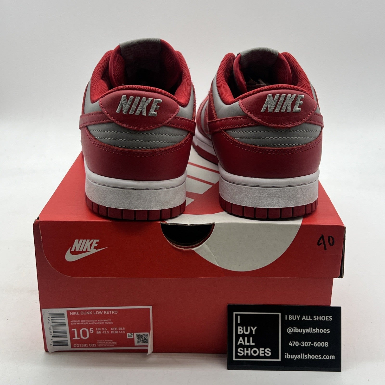 Size 10.5 - Nike Dunk Low SP UNLV 2021 (DD1391-002)