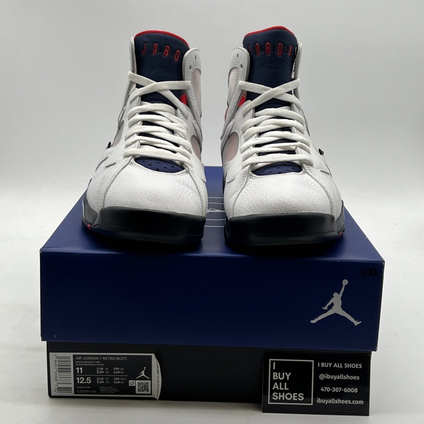 Size 11 - Paris Saint-Germain x Air Jordan 7 Retro Paname (CZ0789-105)