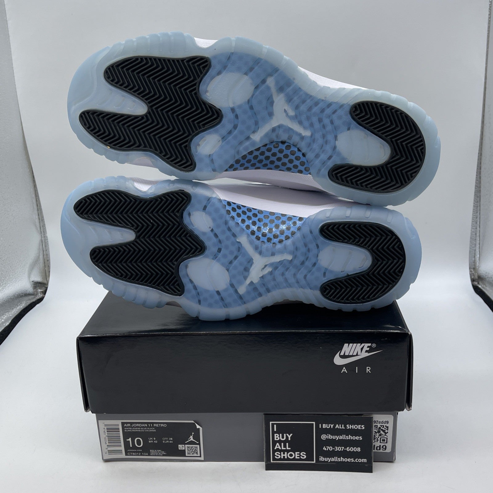 Size 10 - Air Jordan 11 Retro High Legend Blue White Leather (CT8012-104(