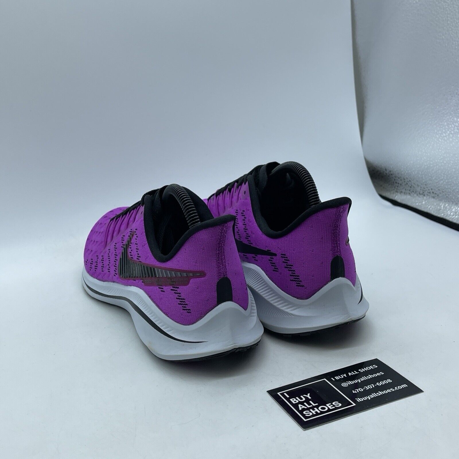 Size 8.5 - Nike Air Zoom Vomero 14 Hyper Violet Purple Black White (AH7857-500)