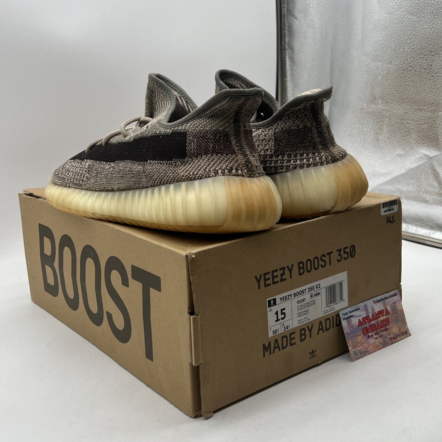 Size 15 - adidas Yeezy Boost 350 V2 Low Zyon Brown (FZ1267)