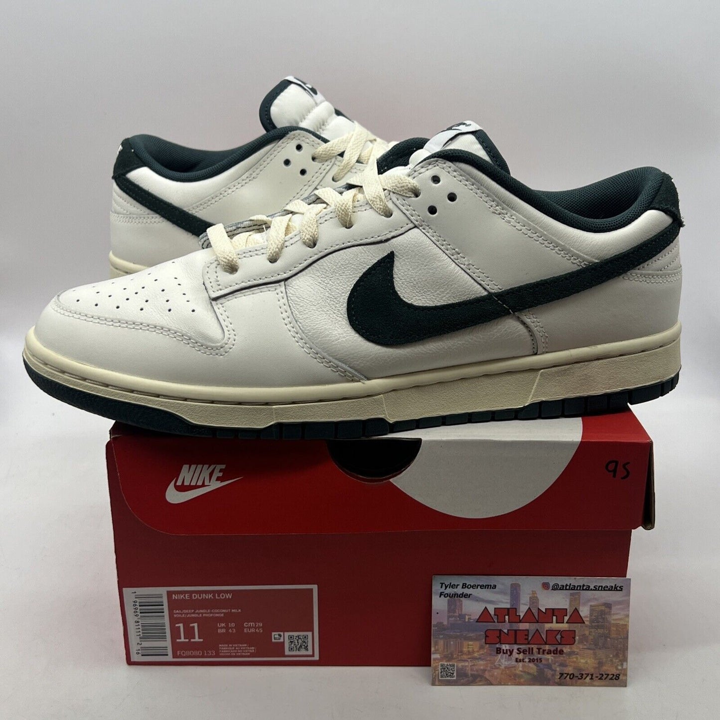 Size 11 - Nike Dunk Low Athletic Department - Deep Jungle (FQ8080-133)