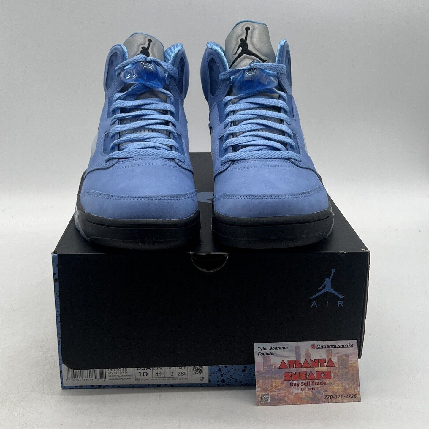 Size 10 - Jordan 5 Retro SE Mid UNC Black Icey Suede (DV1310-401)