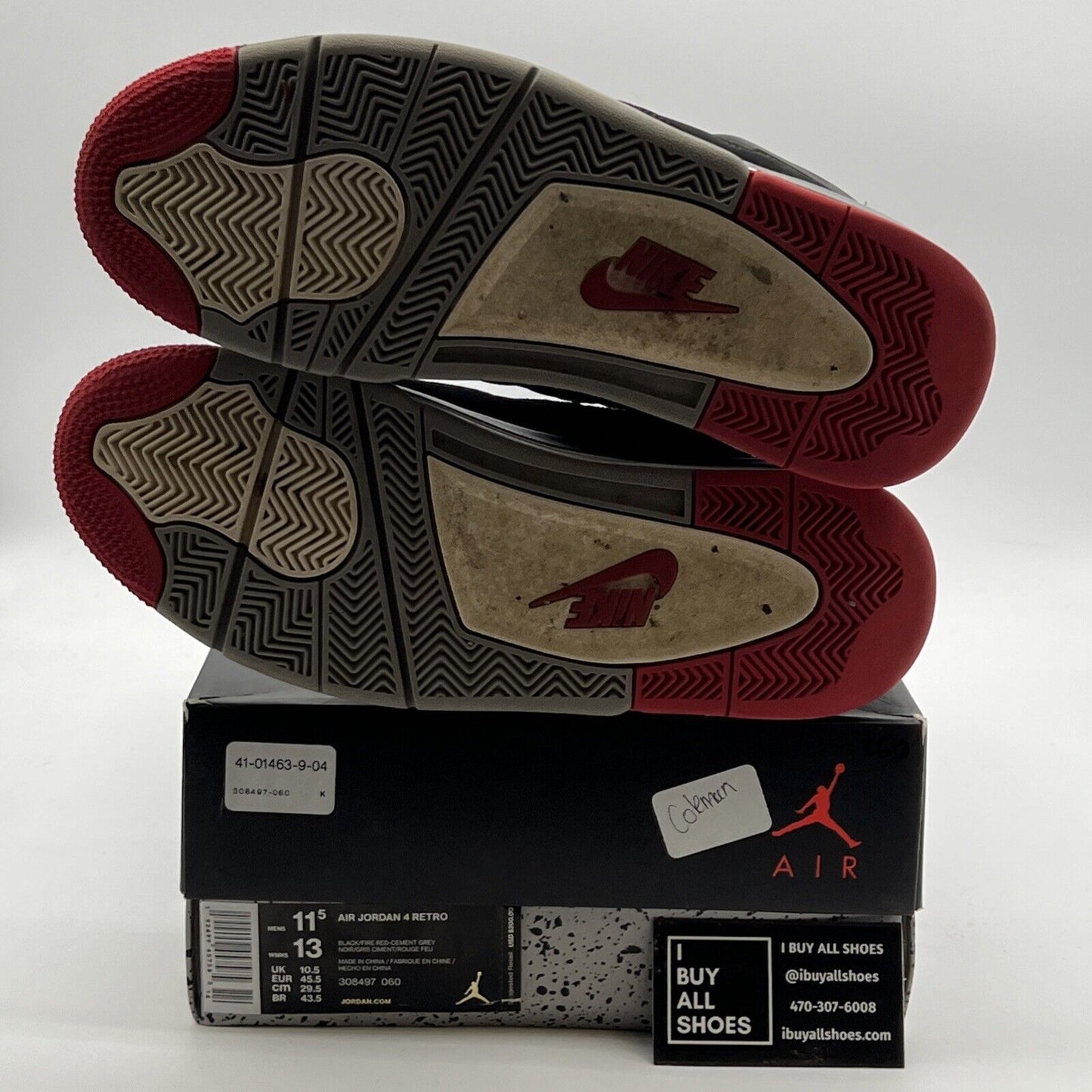 Size 11.5 - Air Jordan 4 Retro OG Mid Bred 2019 (308497-070)