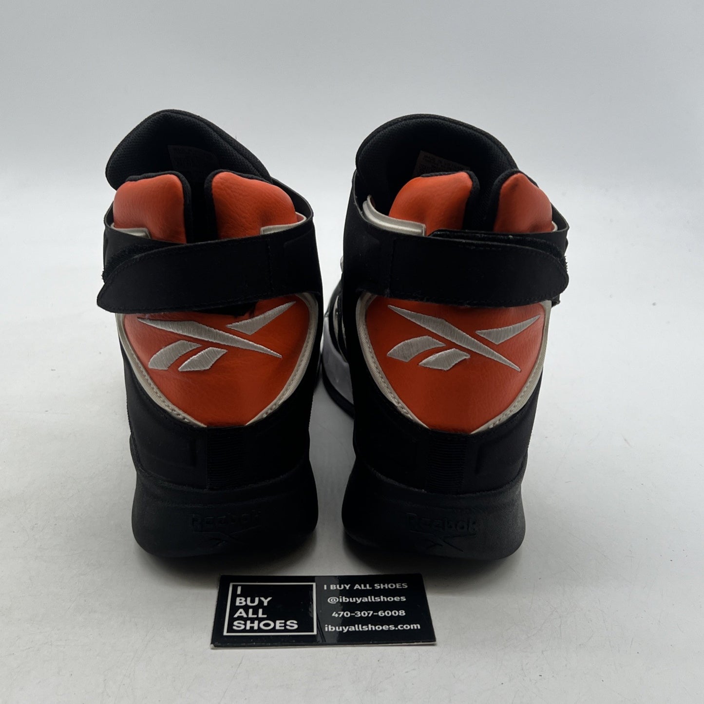 Size 12 - Reebok Basketball Shoes Black White Classics Instapump Fury Zone