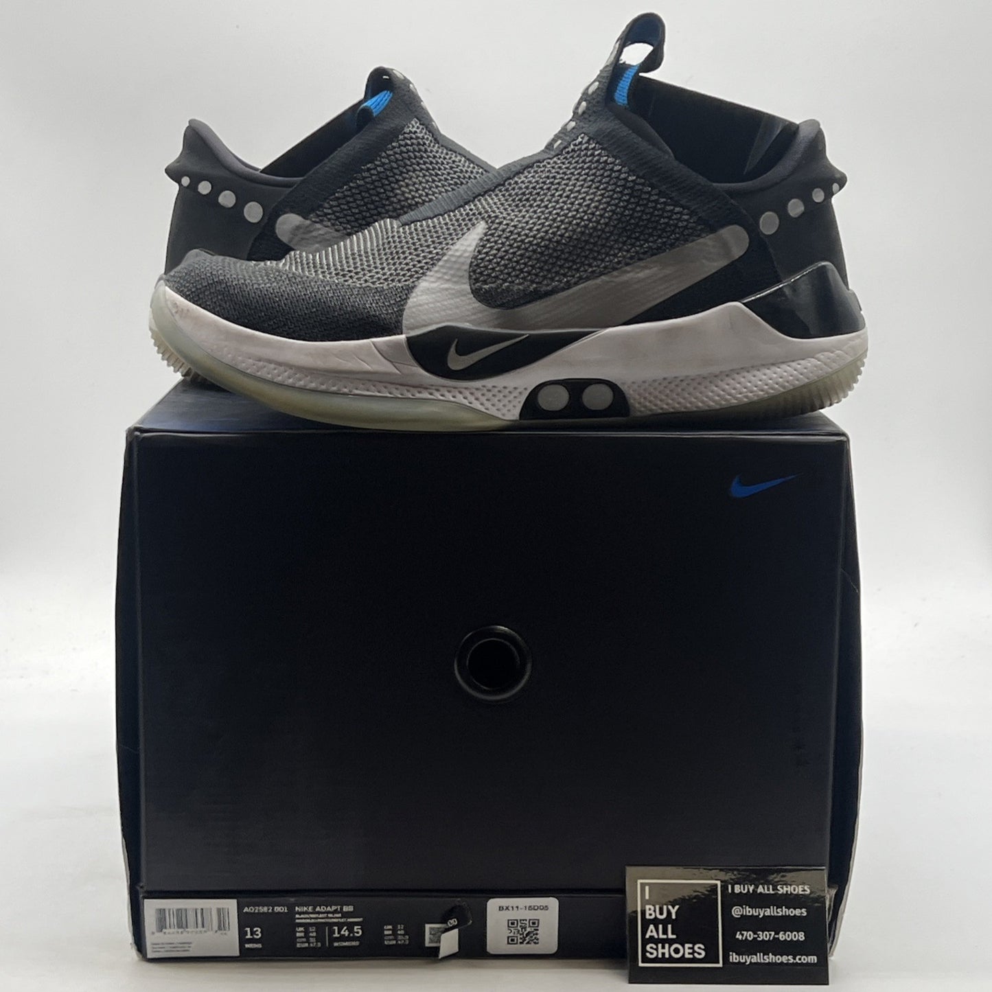 Size 13 - Nike Adapt BB Black - (AO2582-001)
