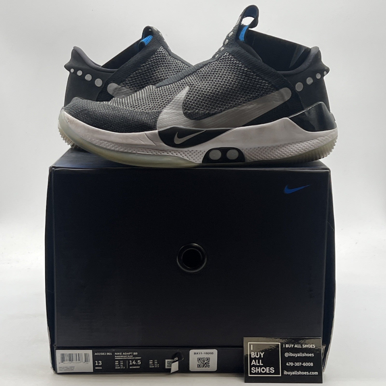 Size 13 - Nike Adapt BB Black - (AO2582-001)