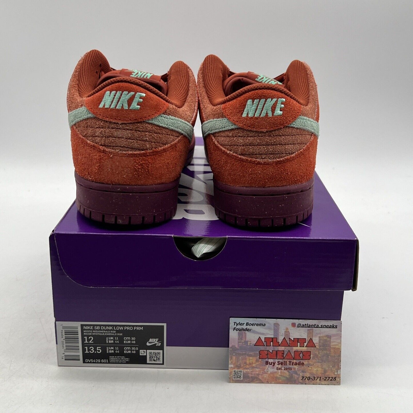 Size 12 - Nike Dunk SB Low Mystic Red (DV5429-601)