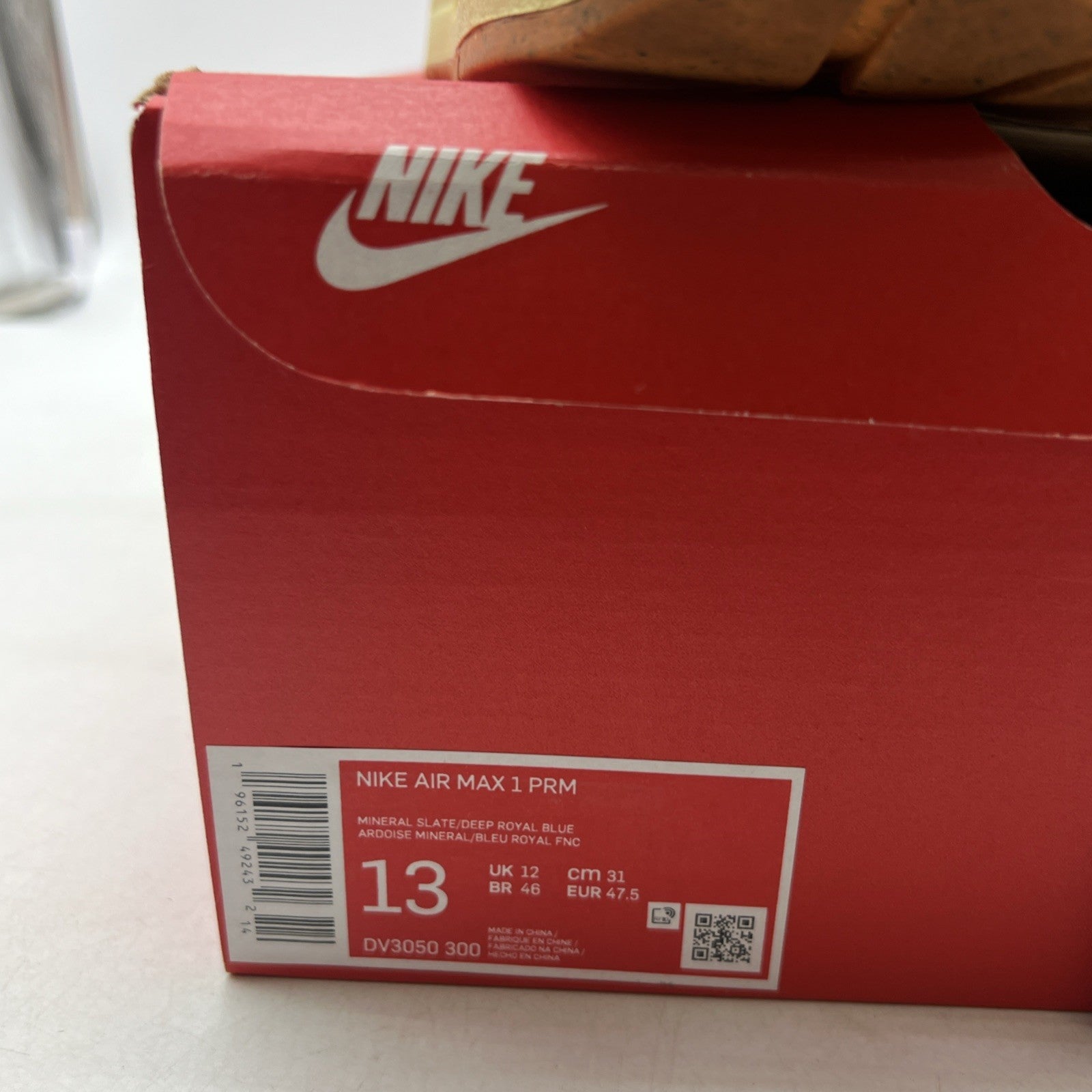 Size 13 - Nike Air Max 1 Premium Dirty Denim 2022 (DV3050-300)