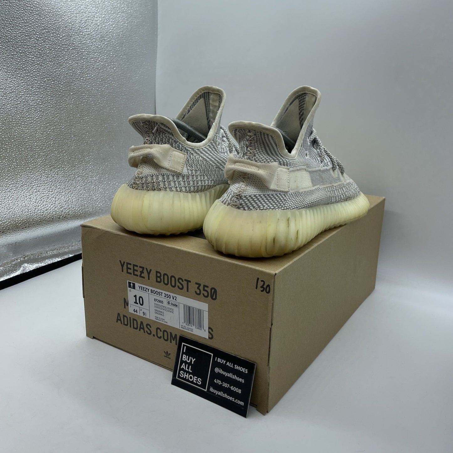 Size 10 - adidas Yeezy Boost 350 V2 2018 Low Static Non-Reflective (EF2905)