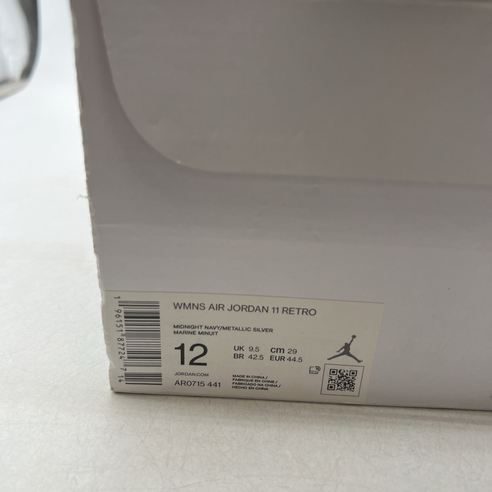 Size 12 - Air Jordan 11 Midnight Navy Velvet 2022 (AR0715-441)