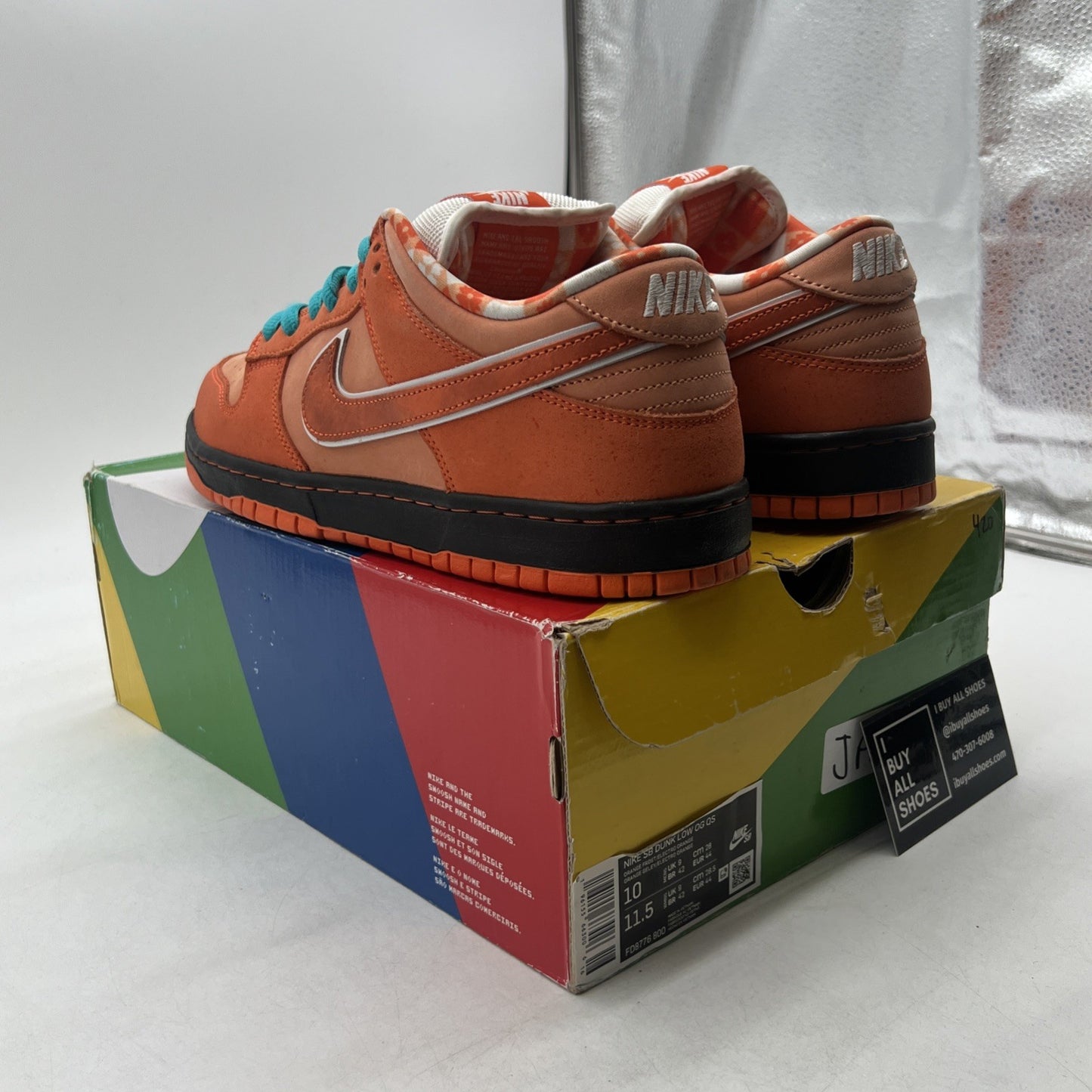 Size 10 - Nike Dunk Low SB x Concepts Orange Lobster (FD8776-800)