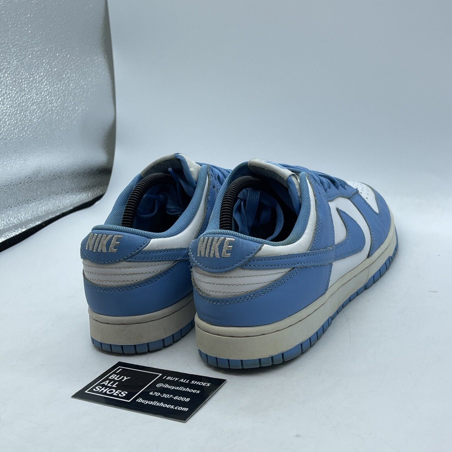 Size 9 - Nike Dunk Low University Blue White Suede Leather (DD1391-102)