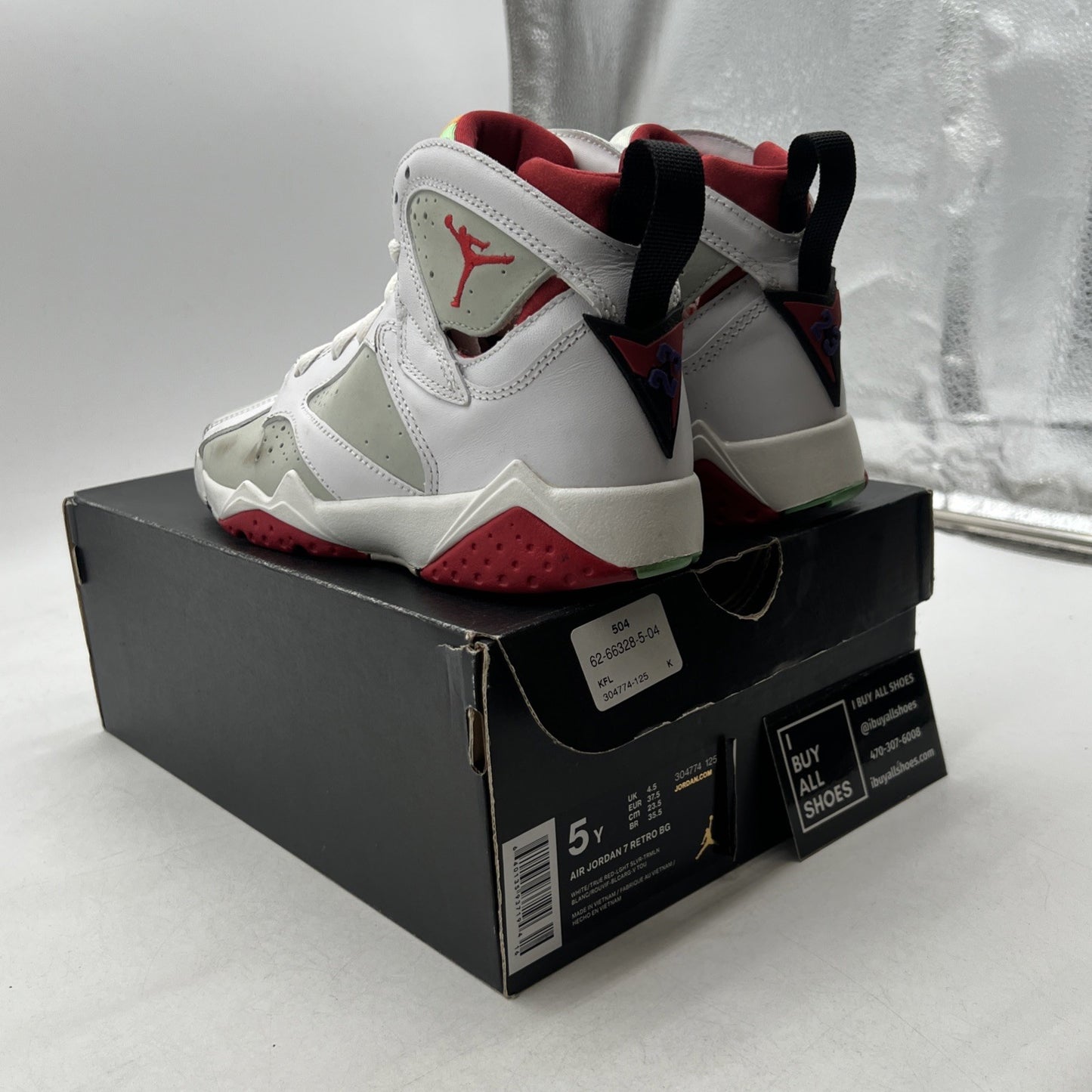 Size 5Y - Air Jordan 7 Retro High Hare (304774-125)
