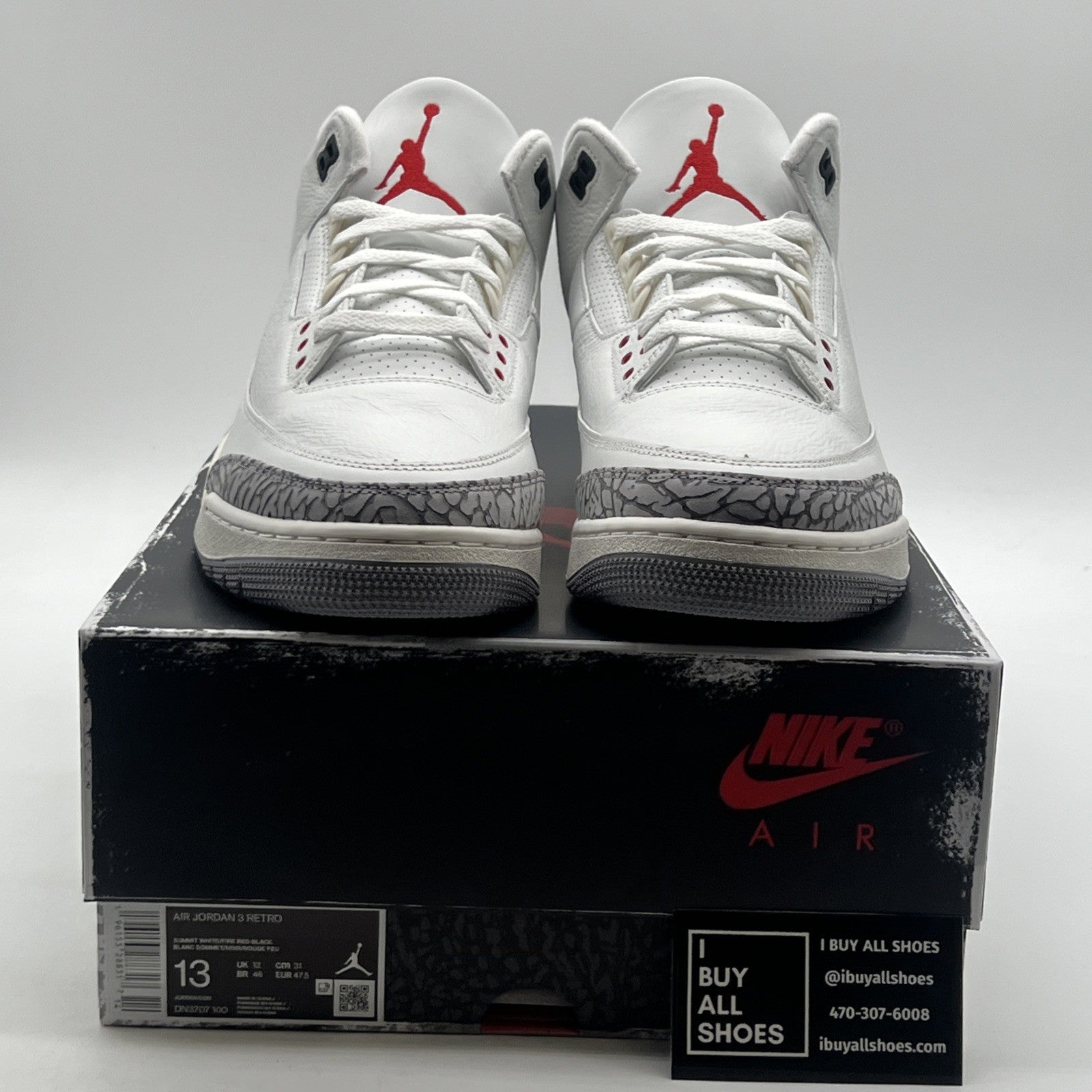 Size 13 - Air Jordan 3 Retro Mid White Cement Reimagined (DN3707-100)