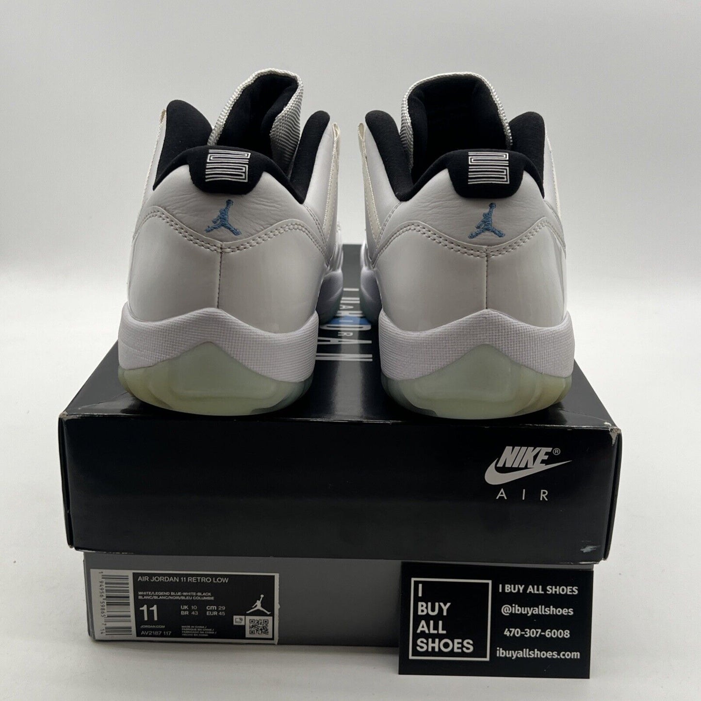 Size 11 - Air Jordan 11 Retro Low Legend Blue (AV2187-117)