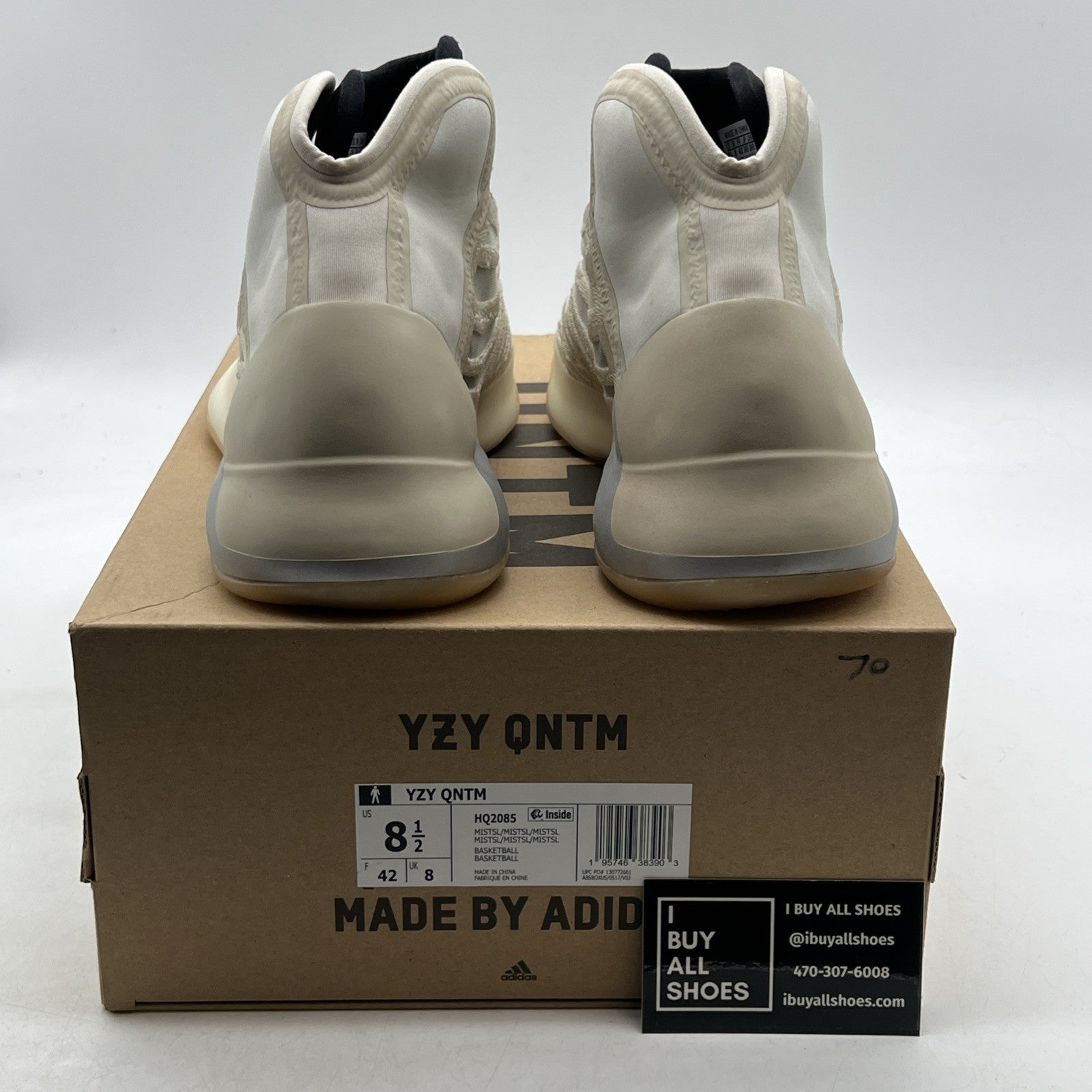 Size 8.5 - adidas Yeezy Quantum Mist Slate (HQ2085)