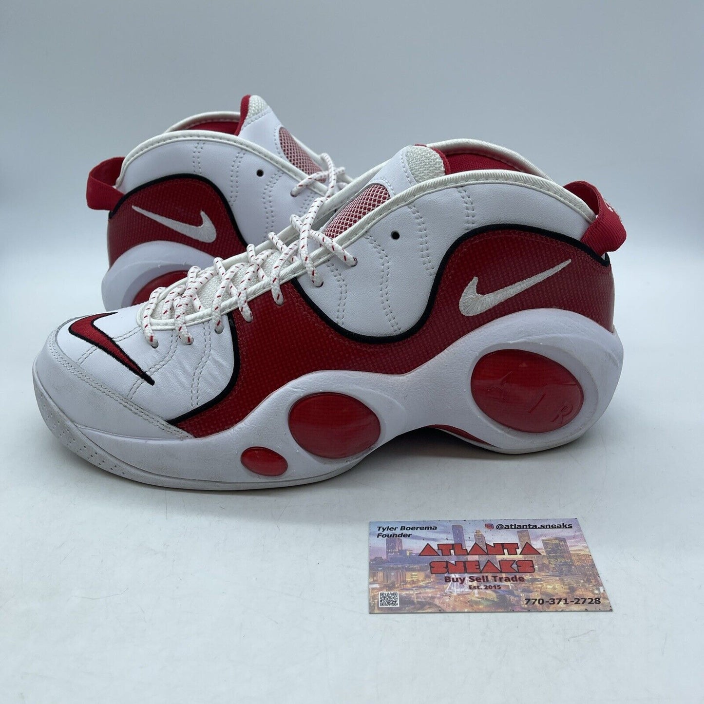 Size 9.5 - Nike Air Zoom Flight 95 2023 True Red White Leather (DX1165-100)