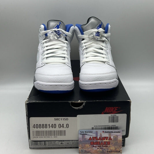 Size 4Y - Jordan 5 Retro Stealth 2.0 2021 Brand New Og All