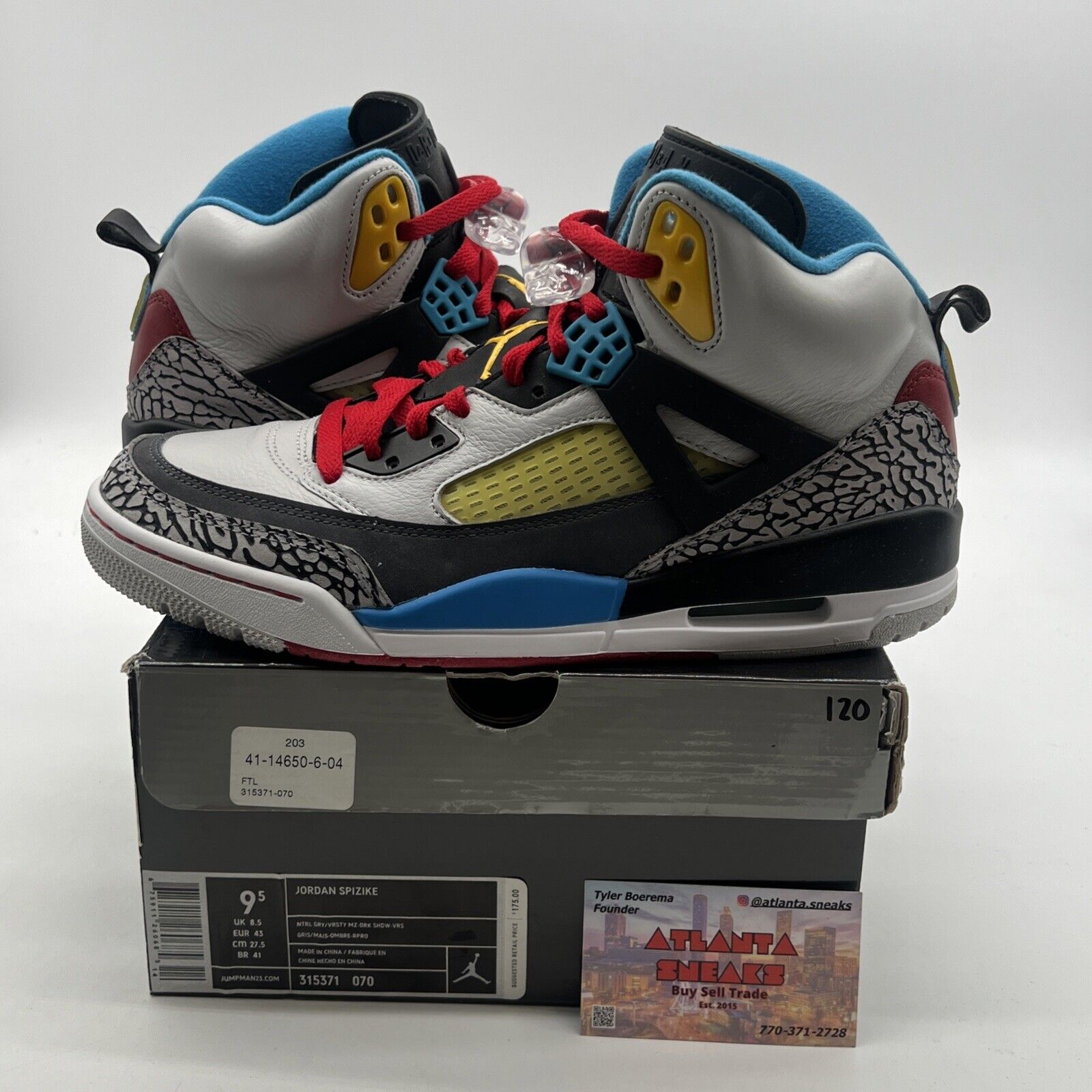 Size 9.5 - Jordan Spizike Bordeaux (315371-070)