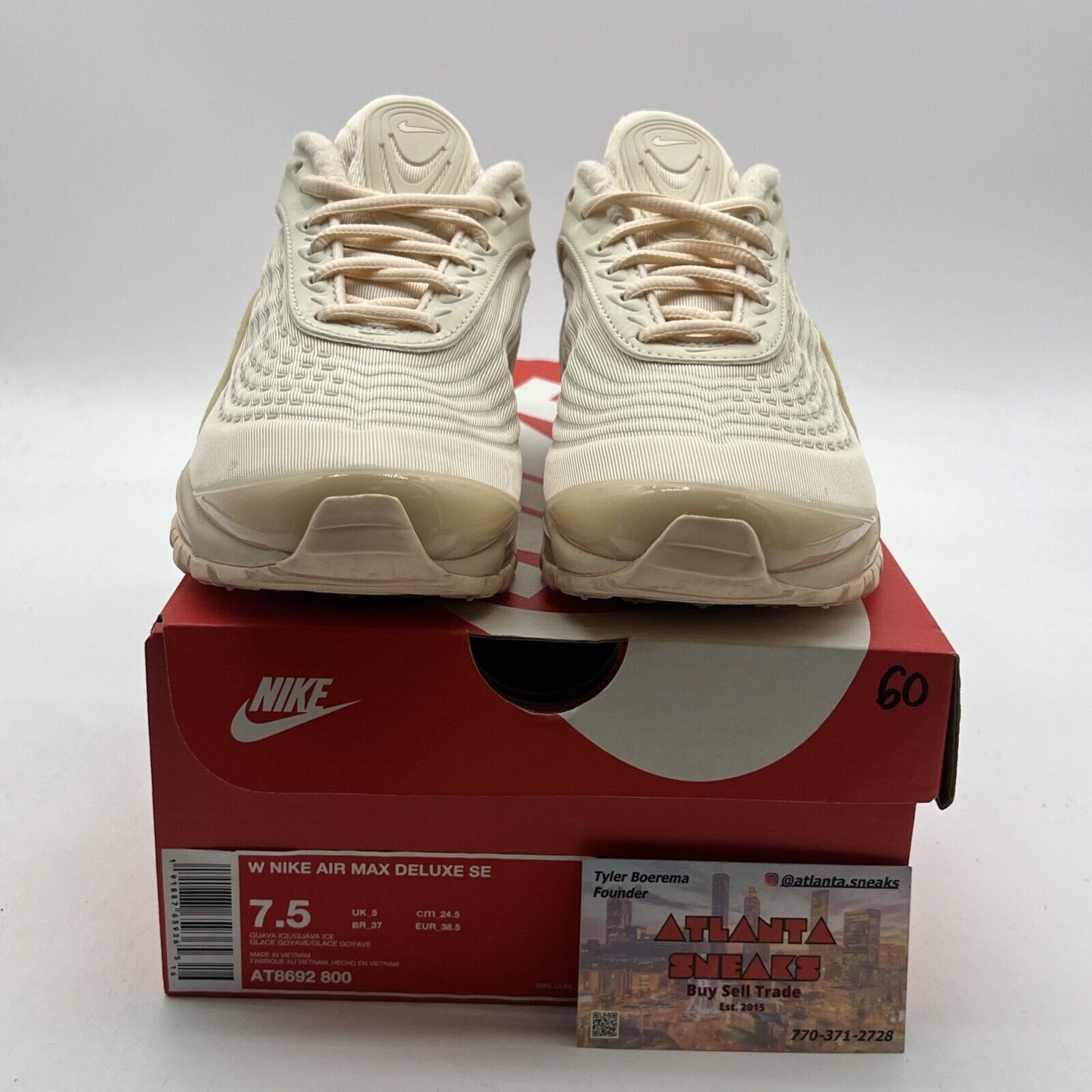 Size 7.5 - Nike Air Max Deluxe SE Arctic Orange W (AT8692-800)