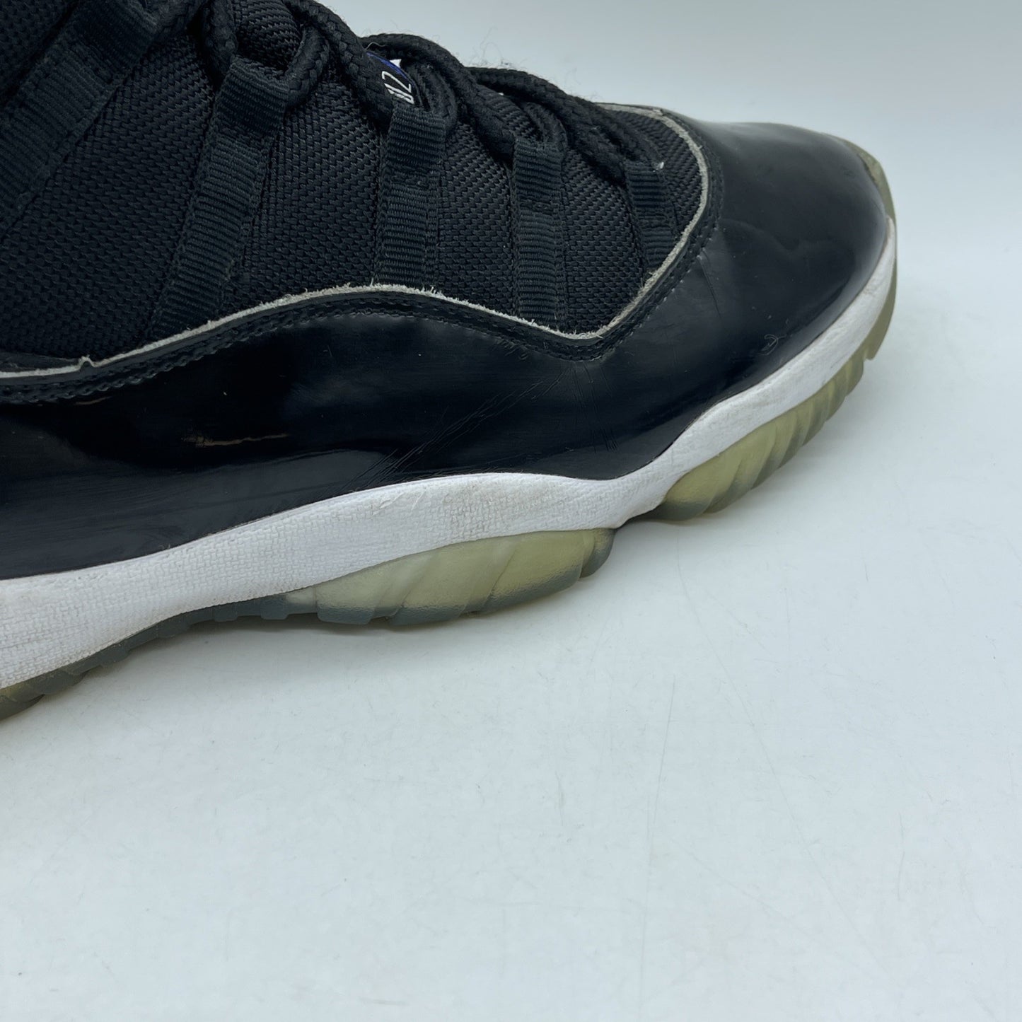 Size 10 - Jordan 11 Retro High Space Jam Black Leather Suede (378037-003)