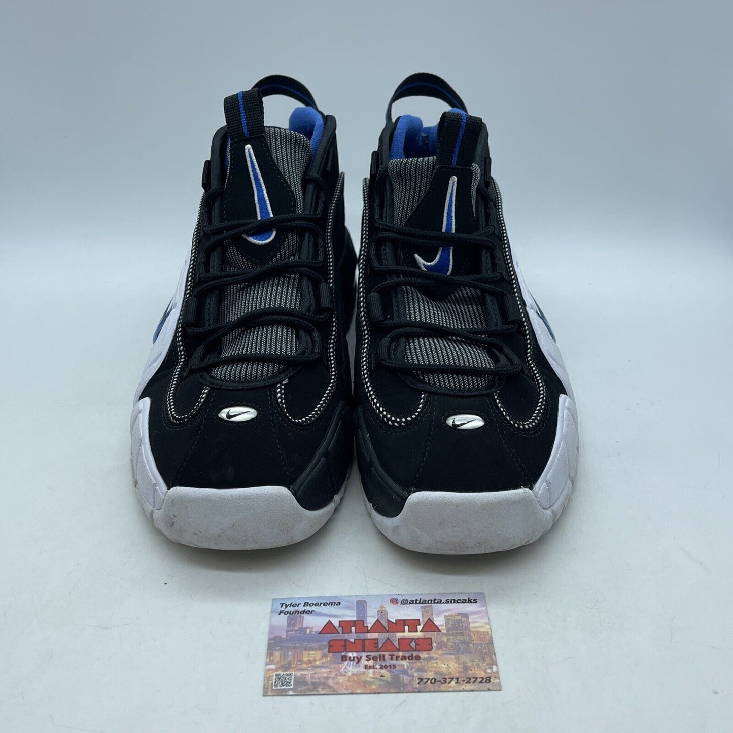 Size 10 - Nike Air Max Penny 1 Orlando Black White Suede (DN2487-001)