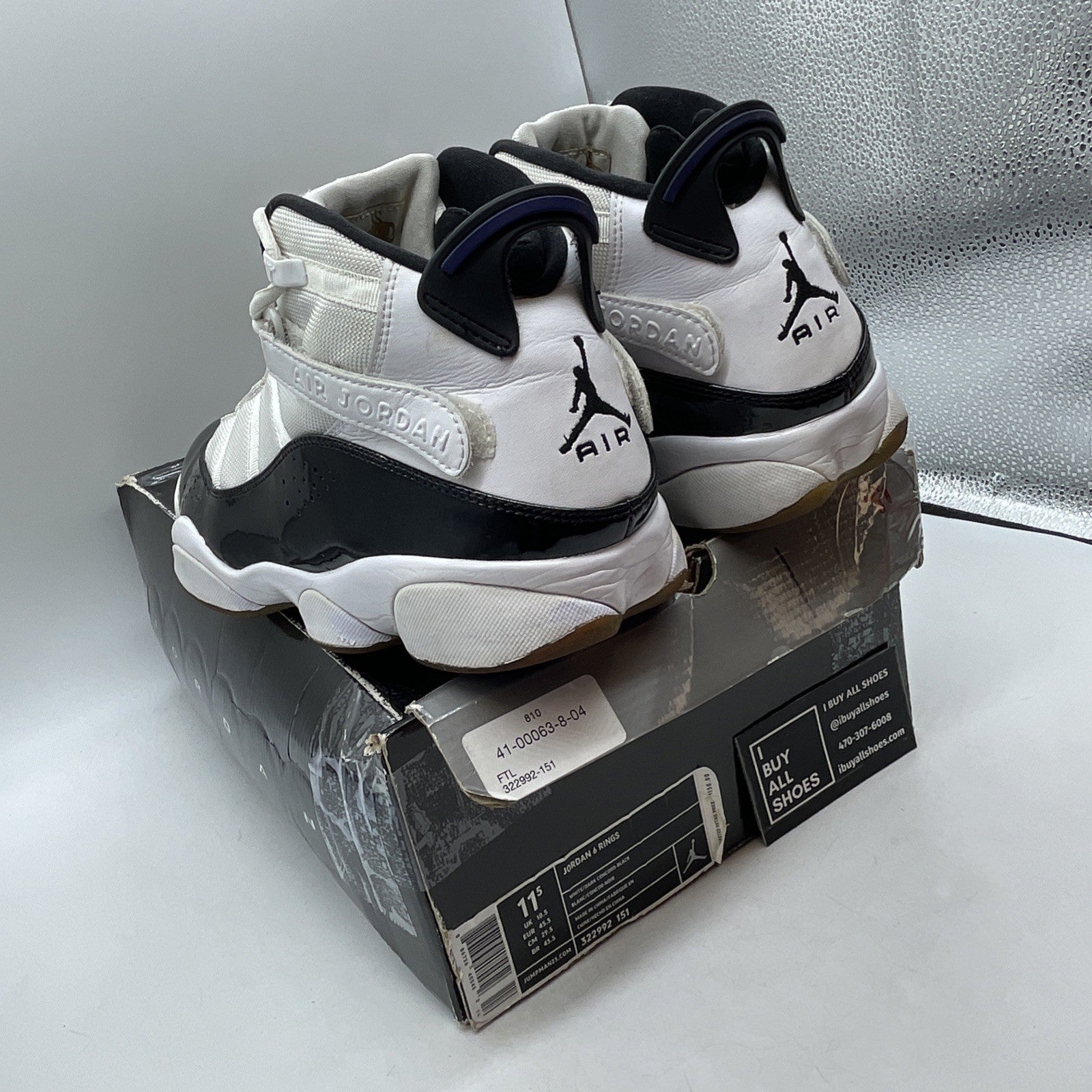 Size 11.5 - Air Jordan 6 Rings Concord (322992-151)